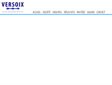 Tablet Screenshot of fsg-versoix.ch